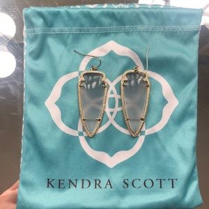Kendra Scott Grey Stone Earrings